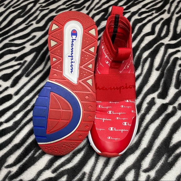 Champion Rally Script Scarlet Sneakers - Picture 3 of 4